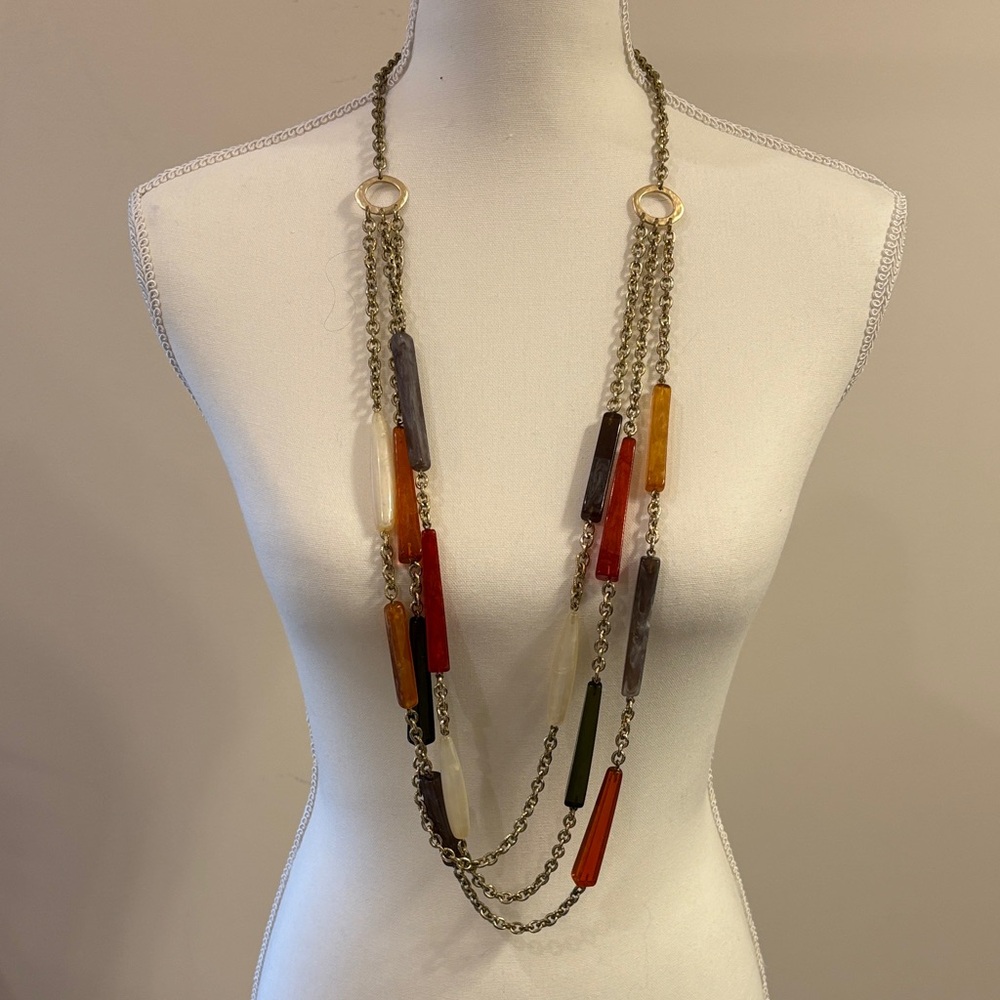 Chico’s vintage Multicolor Chain Necklace